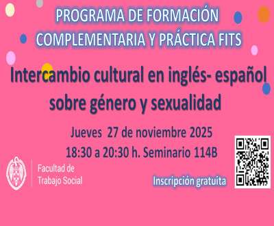 Intercambio cultural en inglés- español sobre género y sexualidad.